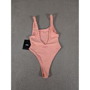 Civil Regime No Tomorrow Swimsuit‎ Womens Small Coral Now Or Never Rib One Piece